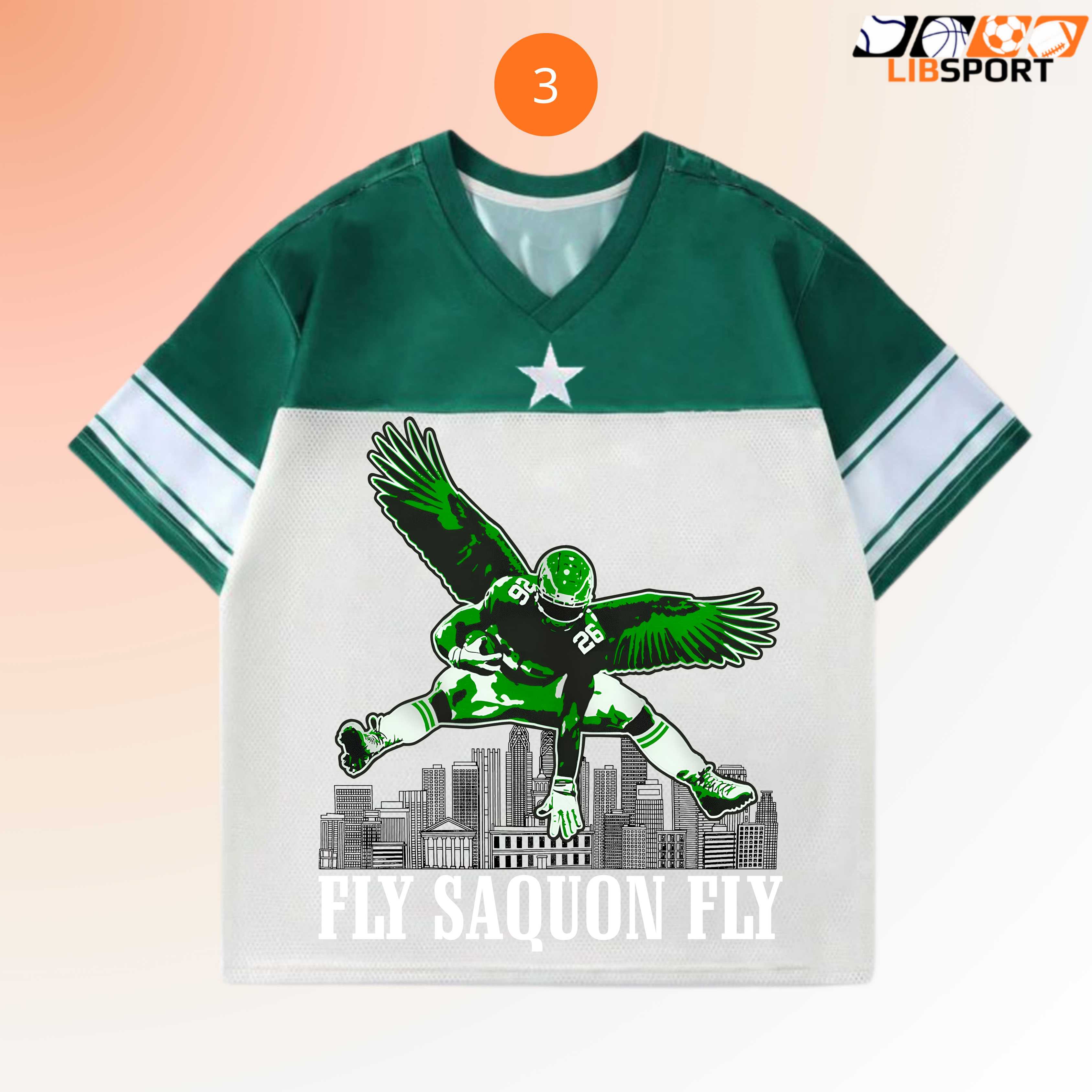 Saquon Barkley Philadelphia Eagles Jersey, Nfl Football Graphic, Unisex Fan Merch